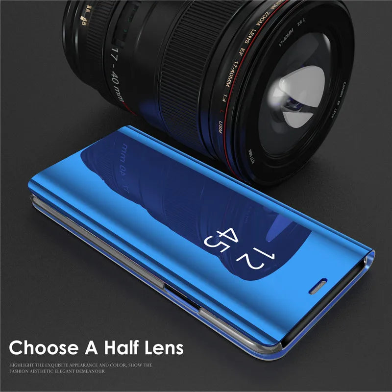 Honor400Lite Case Luxury Smart Mirror Flip Leather Cover
