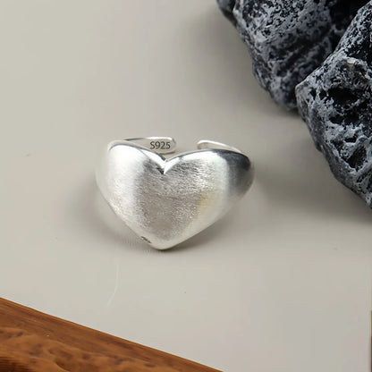 925 Sterling Silver Geometry Crystal Ring
