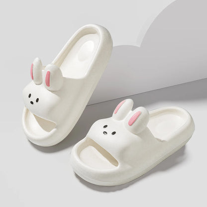 Cartoon Rabbit Thick Bottom Indoor Outdoor Slippers