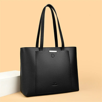 Genuine Soft Pu Leather Hand Luxury Tote Bag