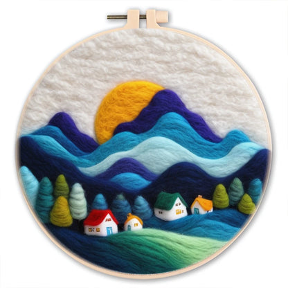 Needle Felting Kit Wool Painting Kit DIY Felt Wool Needle Felt Set