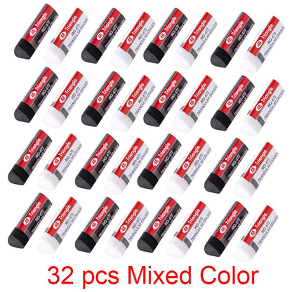2-8-32 pcs Stationery 4B Triangle Novelty Erasers Rubber