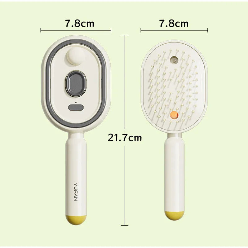 Multifunctional Spray Hair Brush Hydrating Hair Care Brush
