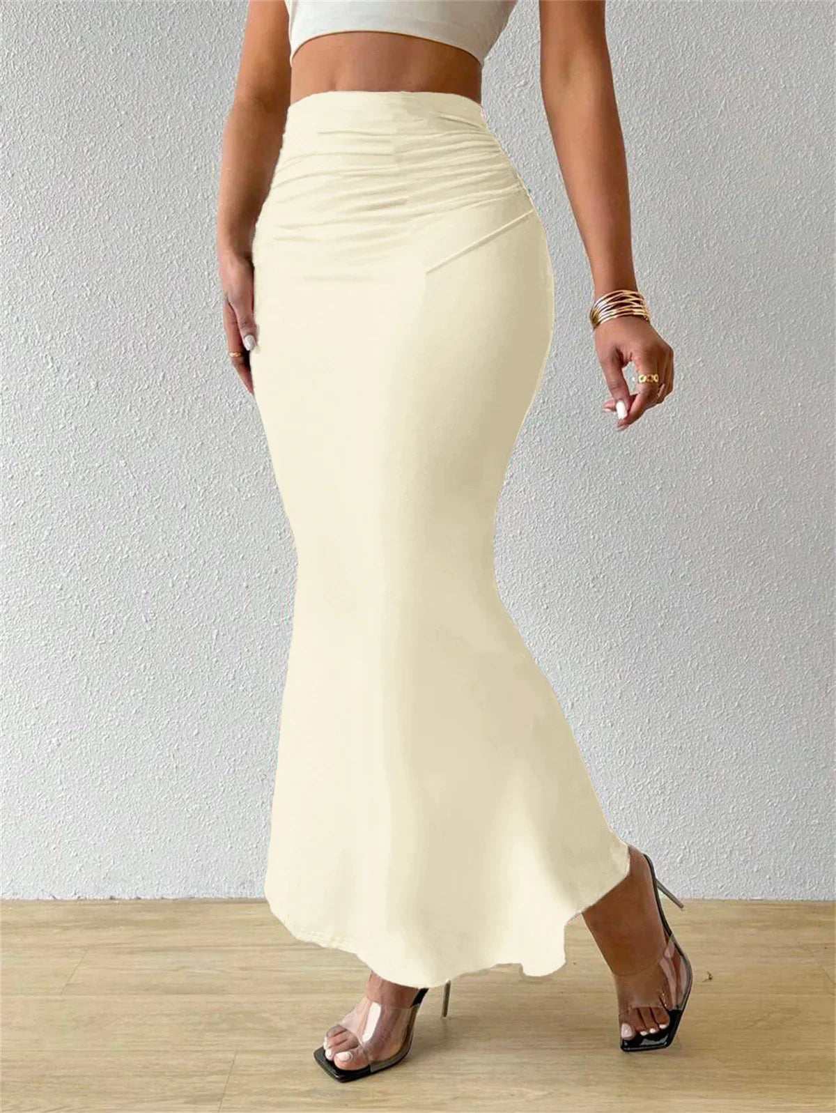 Slim Fishtail High Waist Skirts