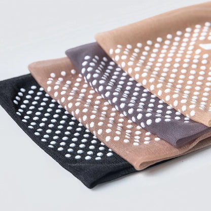 Ultra-thin Breathable Non-slip Transparent Elastic Crystal Silk Socks