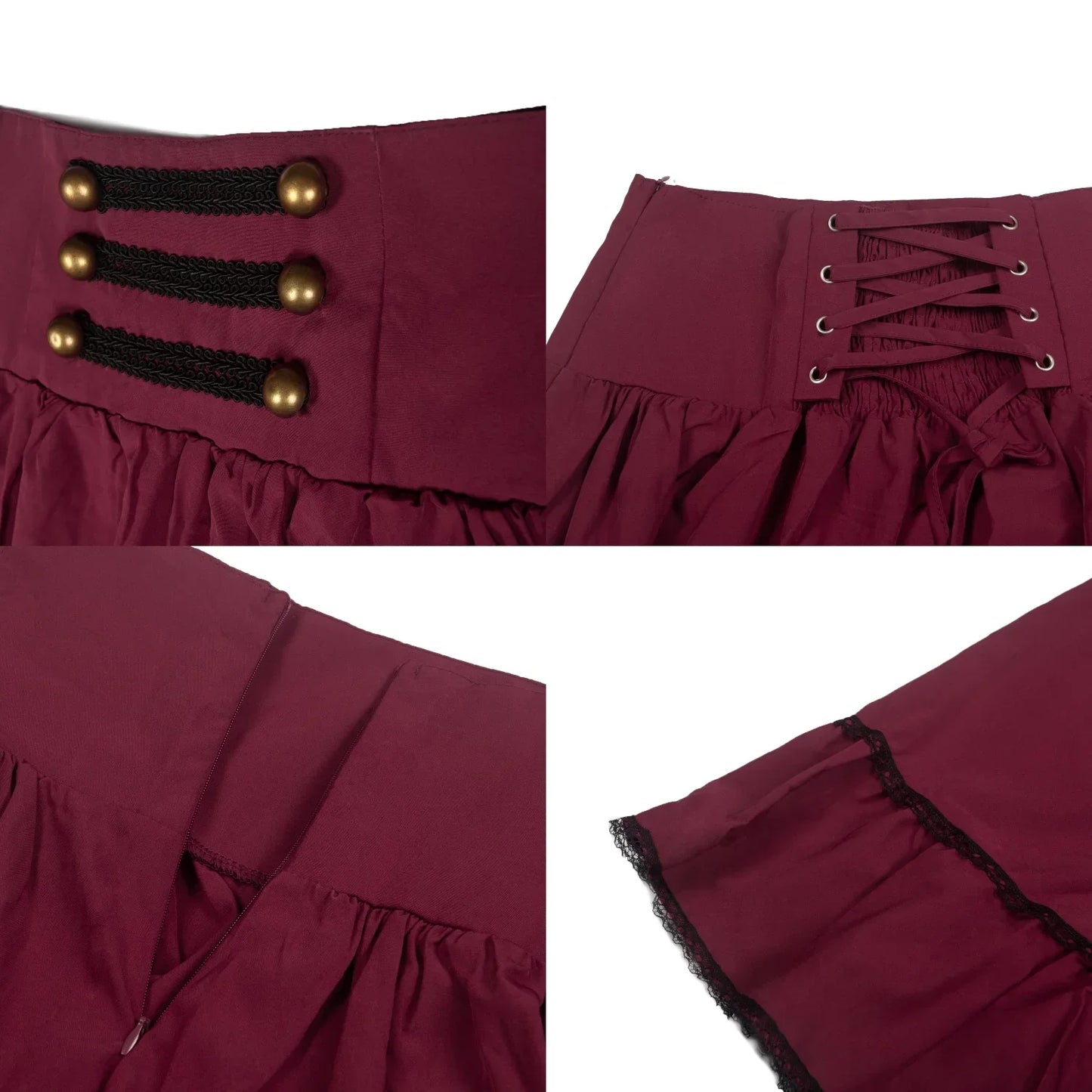 Maxi High Waist Ruffled Skirts