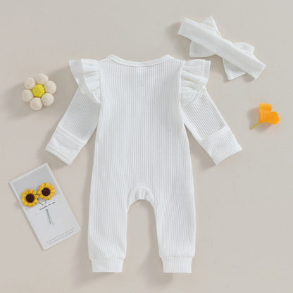 Pudcoco Infant Baby Girl Jumpsuit
