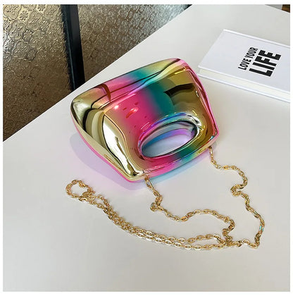 DANA Golden Acrylic Hobo Bags