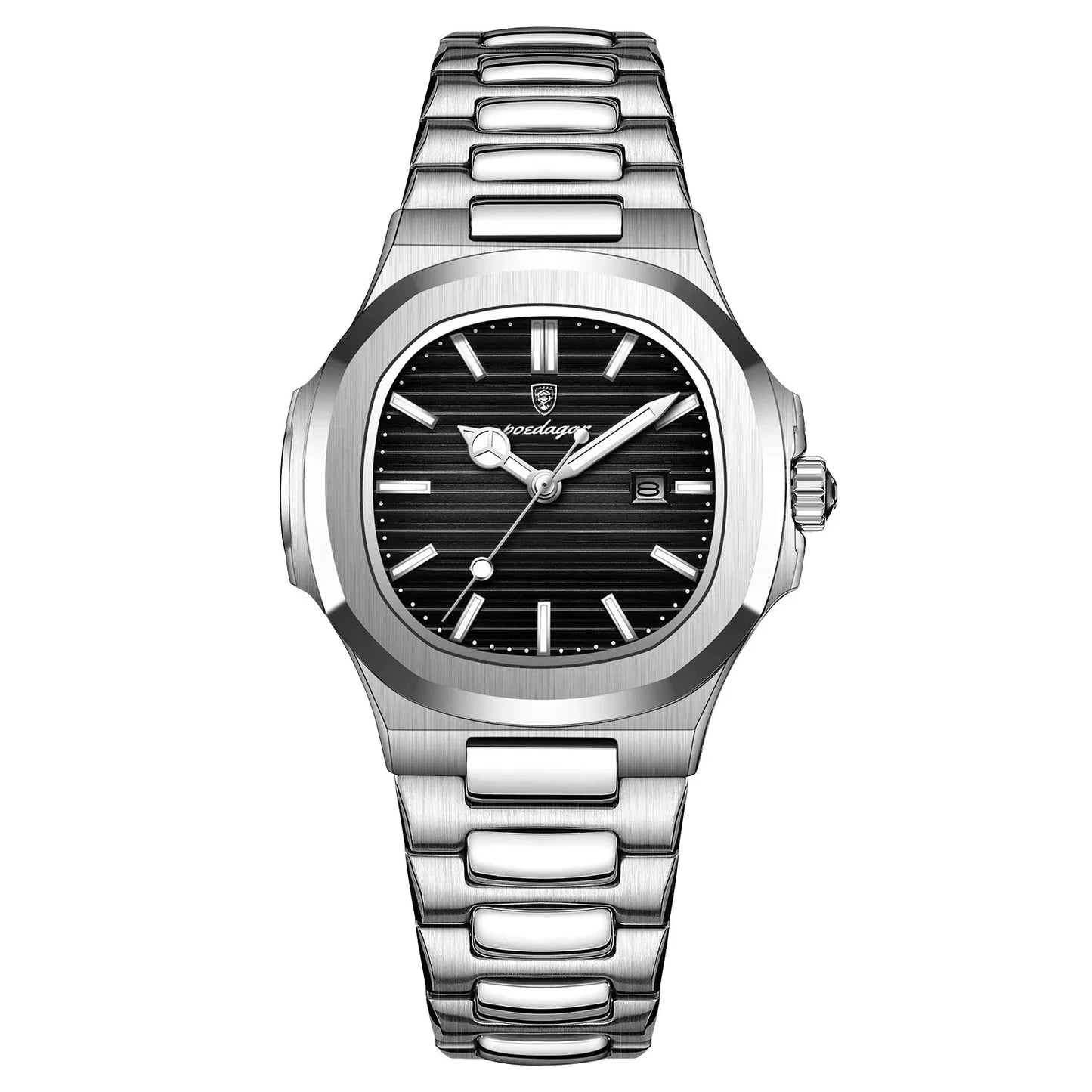 Luxury Waterproof Luminous  Stainless Steel Quartz Watches