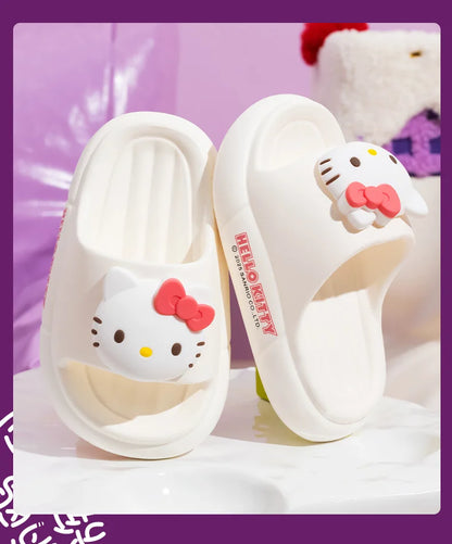 Cute Kuromi Girls Hello Kitty Slippers