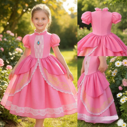 Fancy Puff Sleeves Costume Cosplay Dress