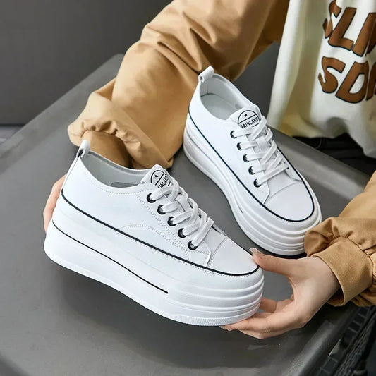 8cm 3 inch Leather Chunky Loafer Sneaker