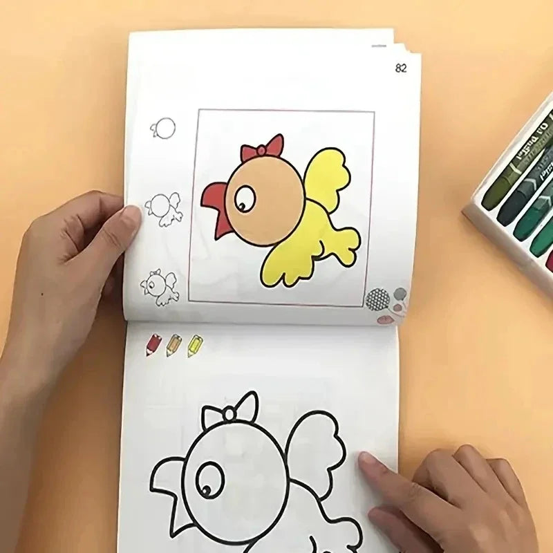 160 Page Children's Painted Painting Book