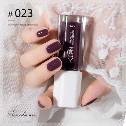 Colorful Water-Base Nail Polish 40 Colors Air Dry Peel Off Nail Art