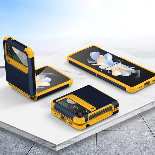 Z Flip 3/4/5 Case New Shock Proof Armor Phone Cover Protective Hinge Mobile Phone Protector