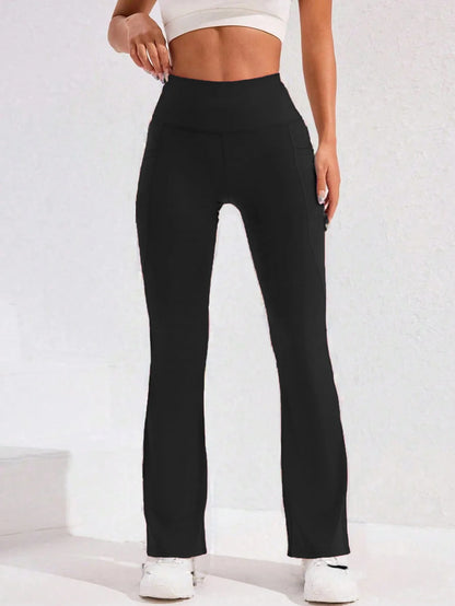 High Waist Flare Leg Yoga Pants