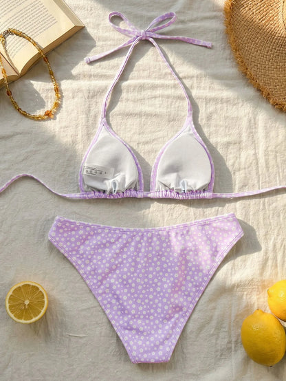 Sexy Leopard Print Bikini Set