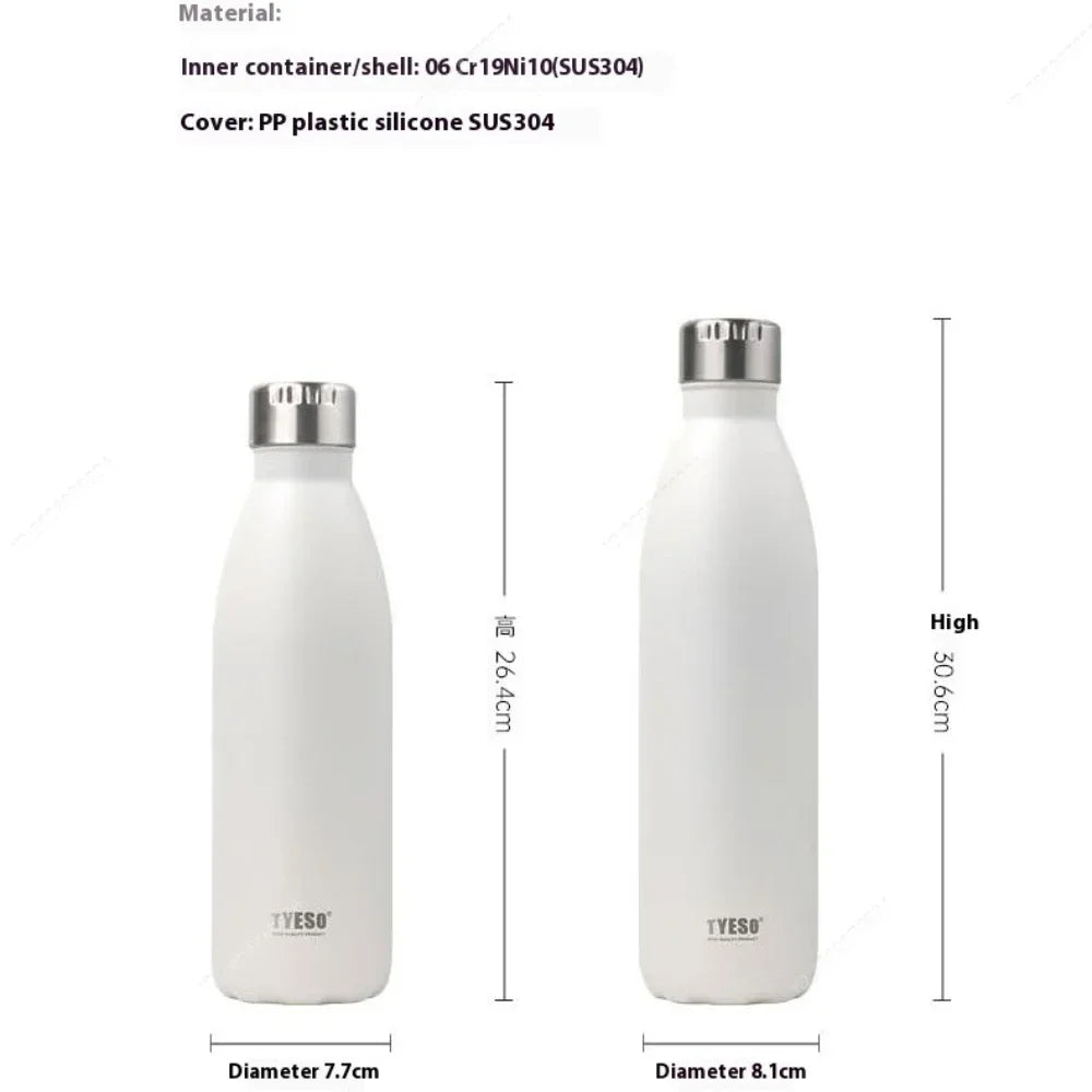 750/1000ML Tyeso Stainless Steel Cola Bottle
