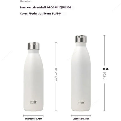 750/1000ML Tyeso Stainless Steel Cola Bottle