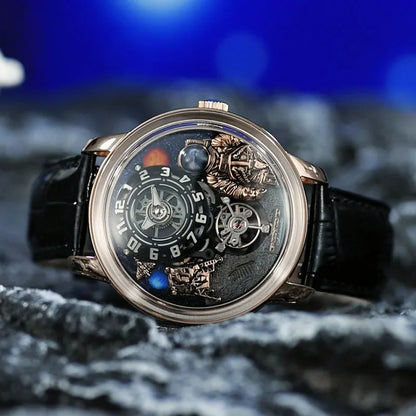 Luxury Robot Astronaut Space Sapphire Luminous Waterproof Watches