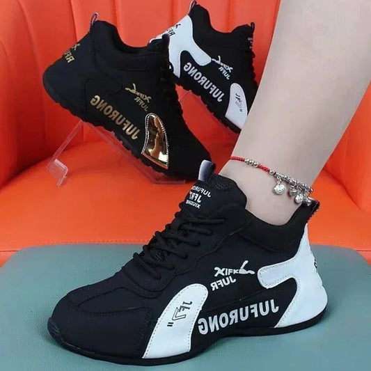 Mesh Lace Up Walking Sneaker