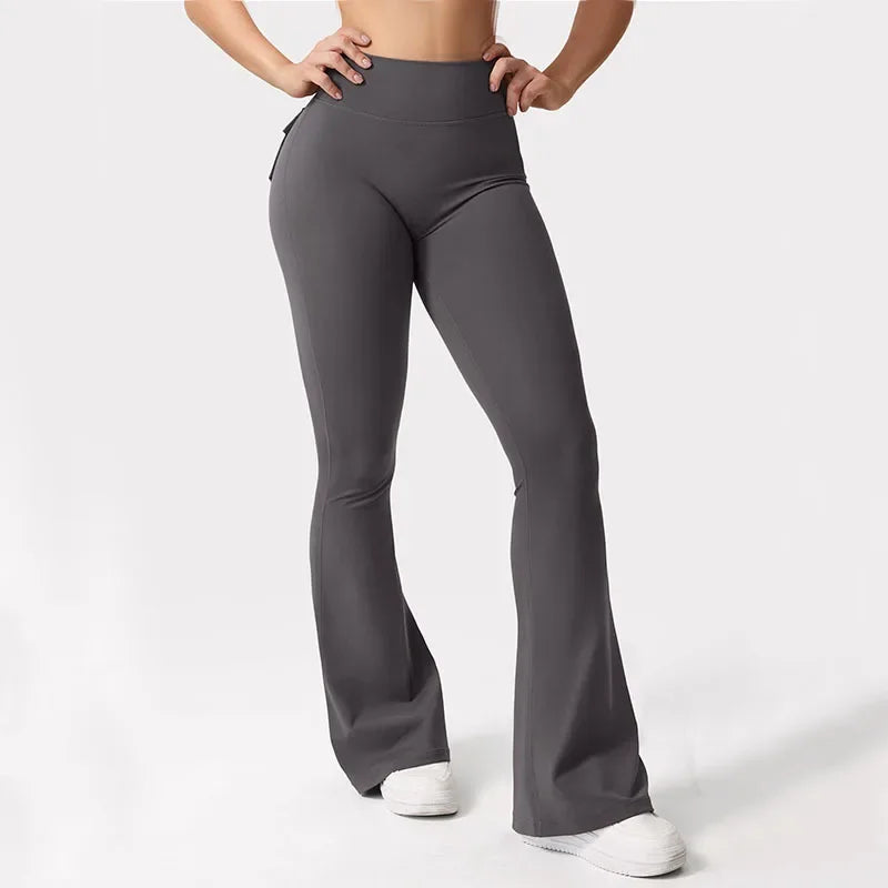 Wide Leg High Stretch Yoga Leggings Pant ﻿