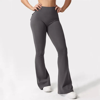 Wide Leg High Stretch Yoga Leggings Pant ﻿