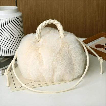 Crossbody Pumpkin Plush Bag Cute Tote Bags