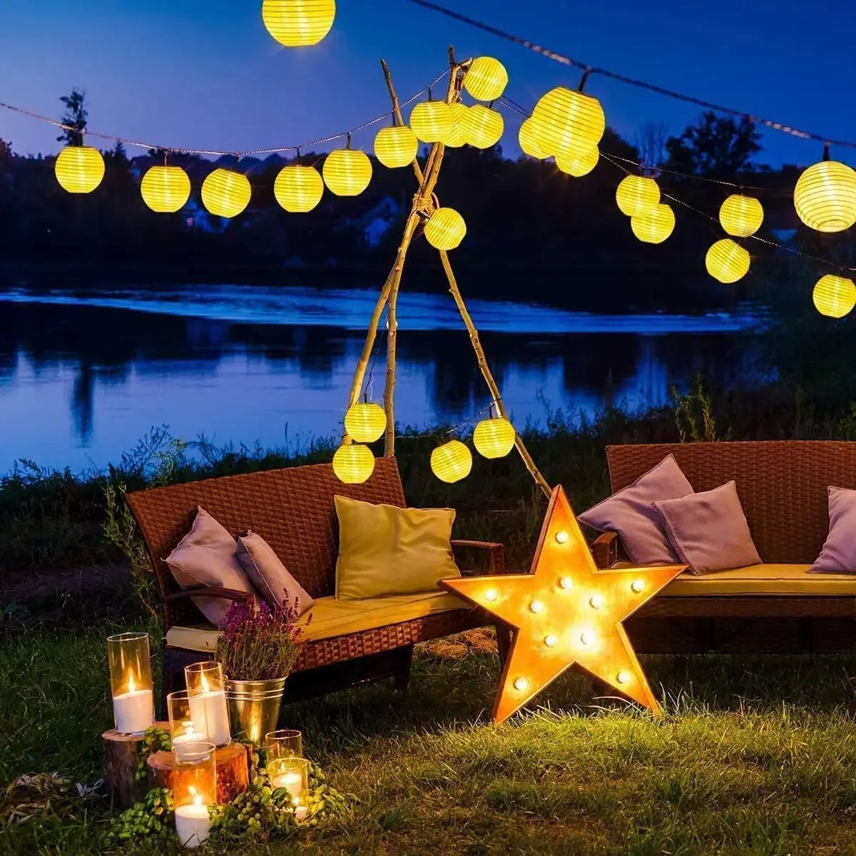 10-30 LedS Solar Light Waterproof Solar String Lights Garden Yard