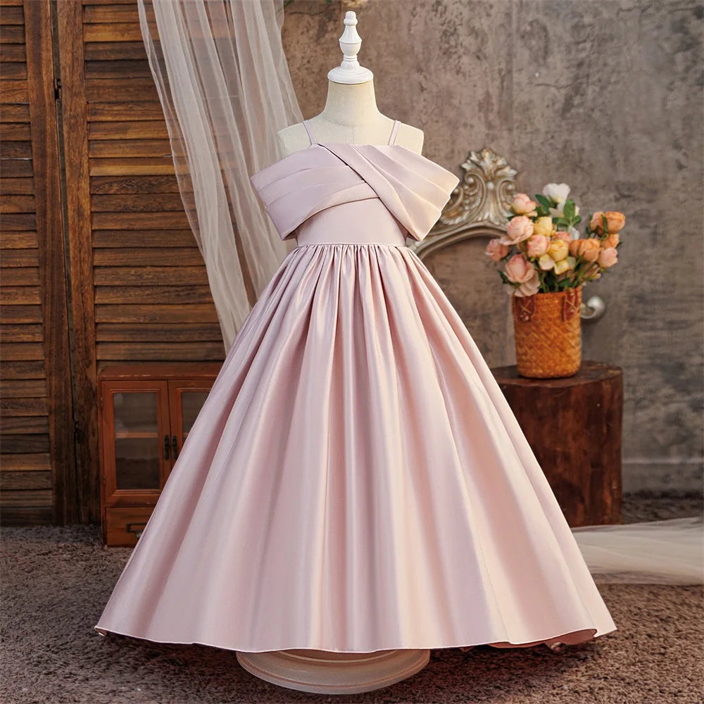 Long dress with train for poet's birthday Sling Trailing evening dress