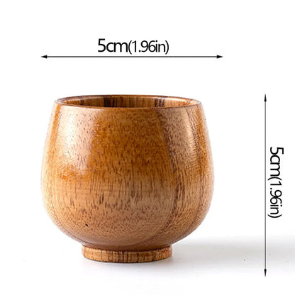Wooden Handmade Jujube Wood Handle Beer Coffee Milk Tea Mug