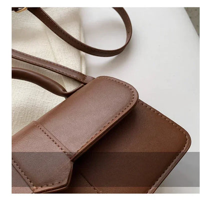 Leather Square Satchel Bags