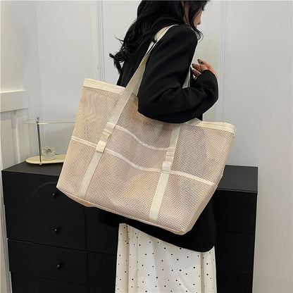Portable Mesh Beach Bag