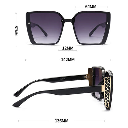 Large Frame High-end Ultraviolet Sun Protection Sunglasses