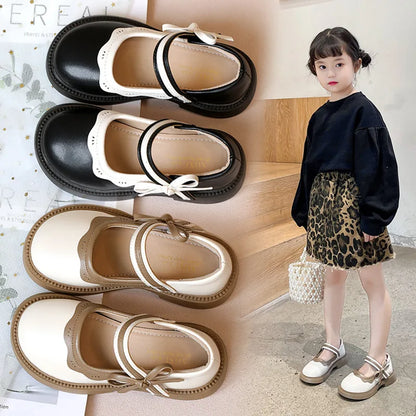 Little Leather Autumn Style Sneakers
