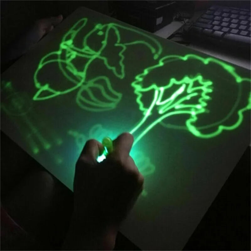 Luminous Magic Drawing Board Light In Dark Toys
