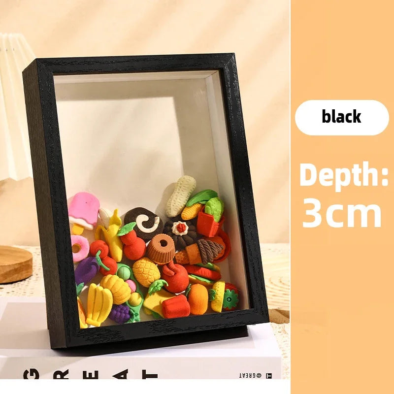 3D Wooden Picture Frames Flower Holder Handmade