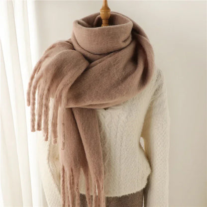 Cashmere Warm Solid Pashmina Blanket Wraps