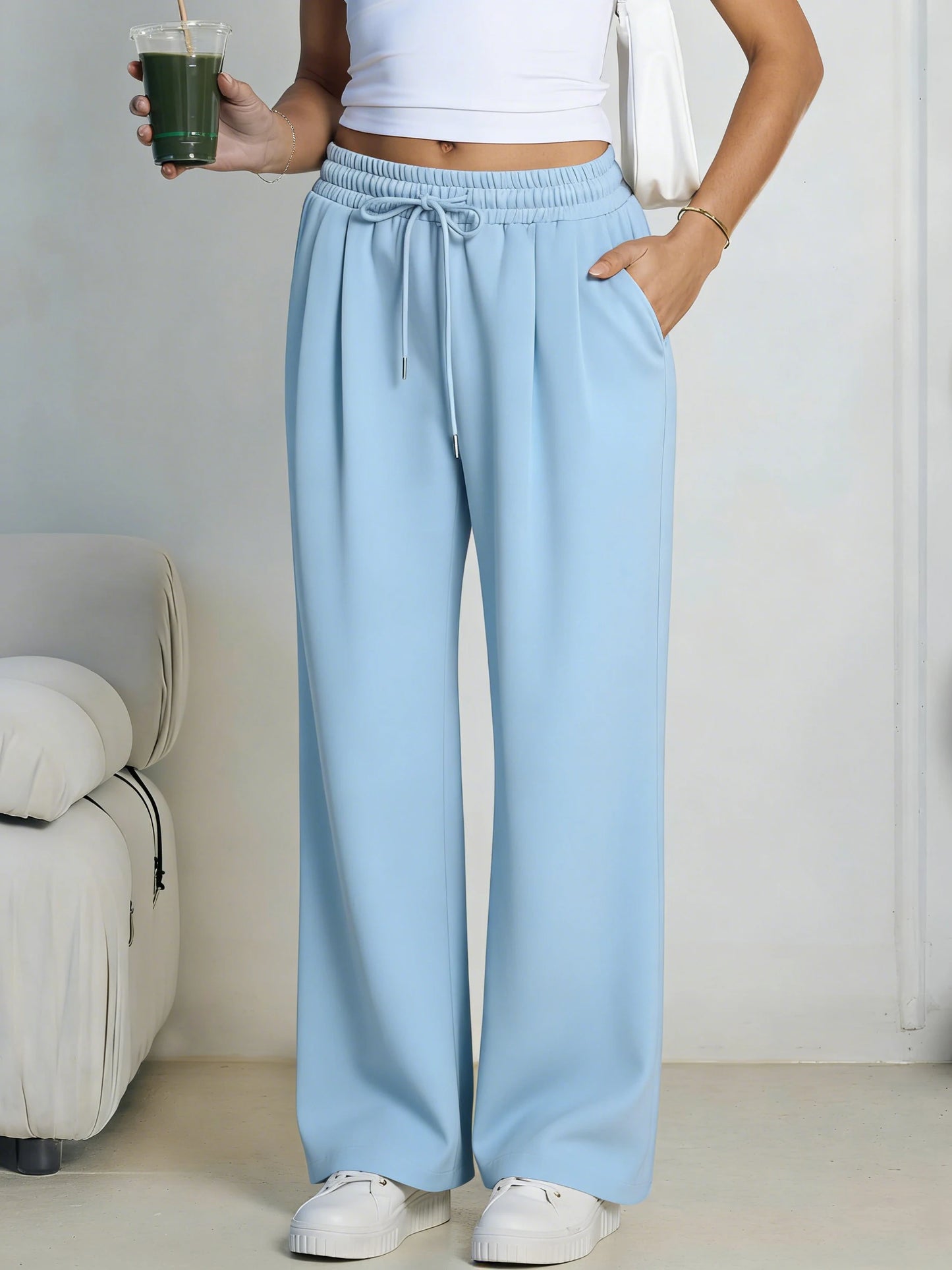 Wide Leg straight leg loose dance Pants