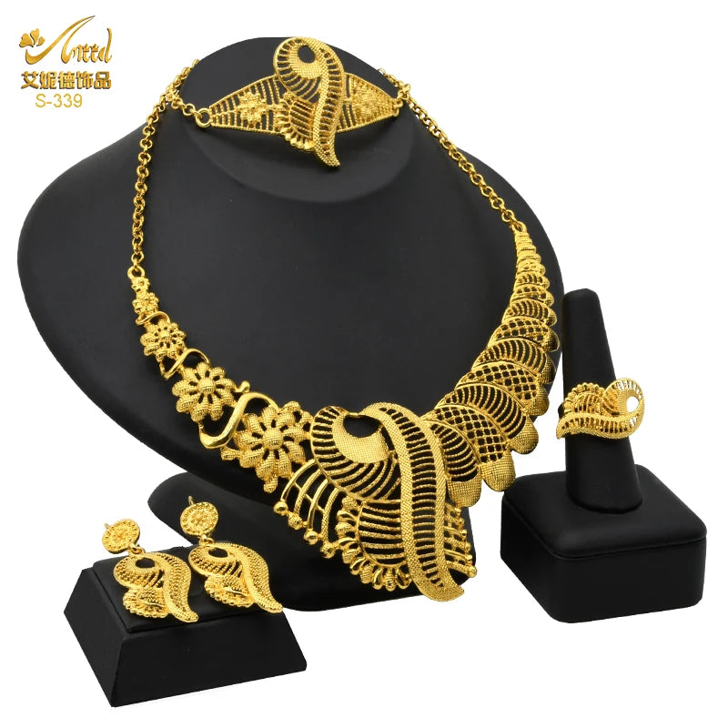 African Jewelry Big Necklace Jewelry Set