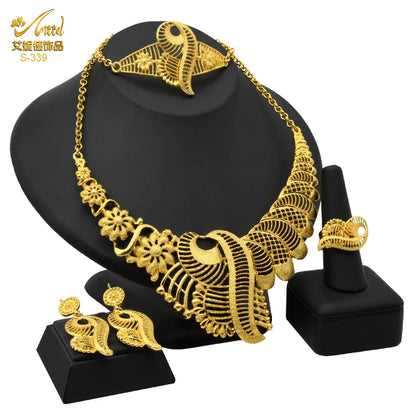 African Jewelry Big Necklace Jewelry Set