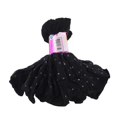 Black Dot Transparent Ultra-thin Crystal Silk Socks