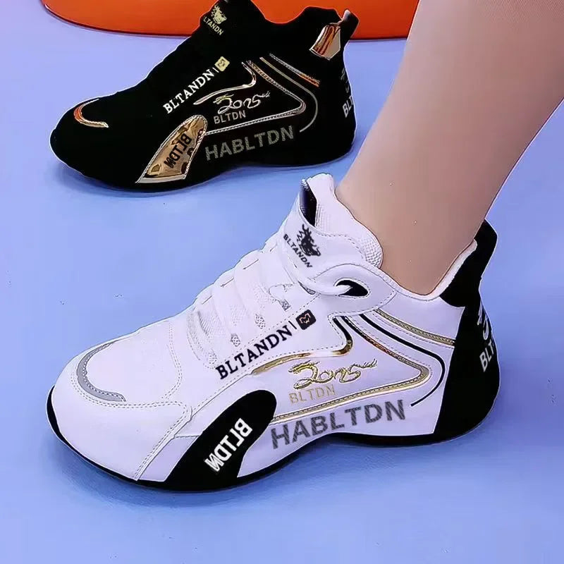 Breathable Lightweight Lace Up Sneakers