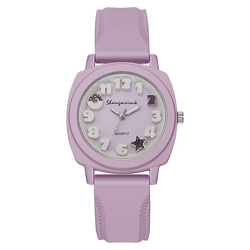 3D Arabic Dial Quartz Watch
