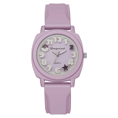 3D Arabic Dial Quartz Watch
