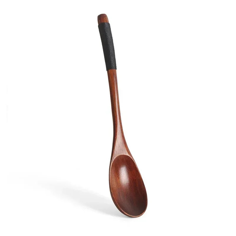Japanese Wooden Spoon Fork Chopsticks Set