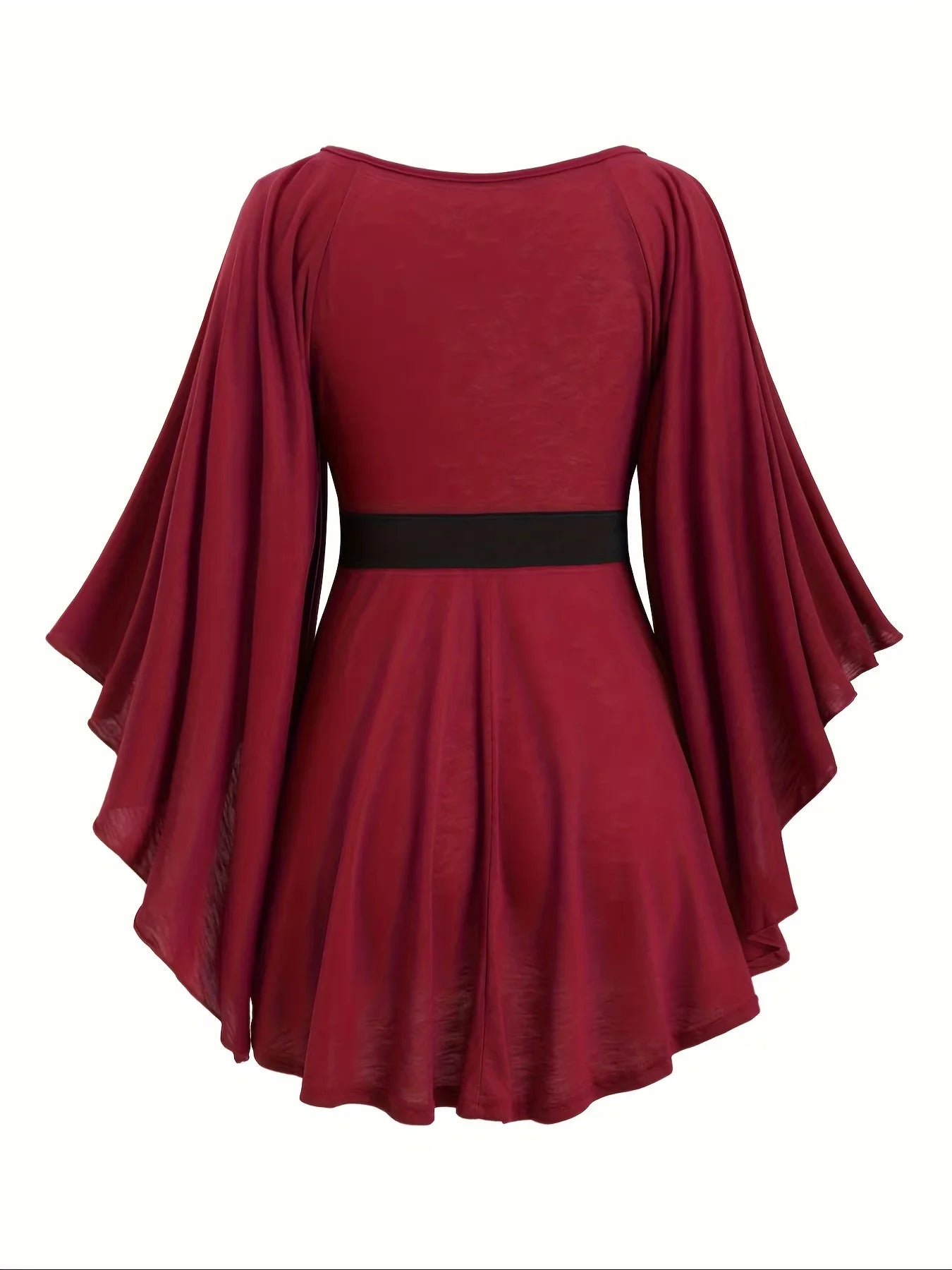 Oversized with an Irregular Hem Heart-Shaped T-shirt