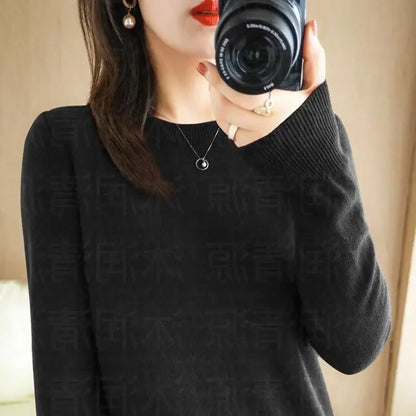 Thin Round Neck Pullover