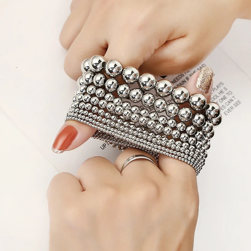 DANA Metal Steel Ball Bracelet