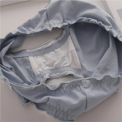 Pure Cotton Briefs Mid Waist Lingerie